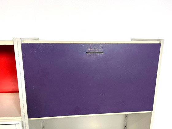 Image 1 of Armario modular metálico Gispen 5600, diseñado por AR Cordemeyer en 1962.