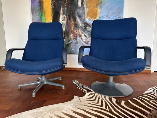 Sillón de diseño Artifort F154 restaurado a su estado original