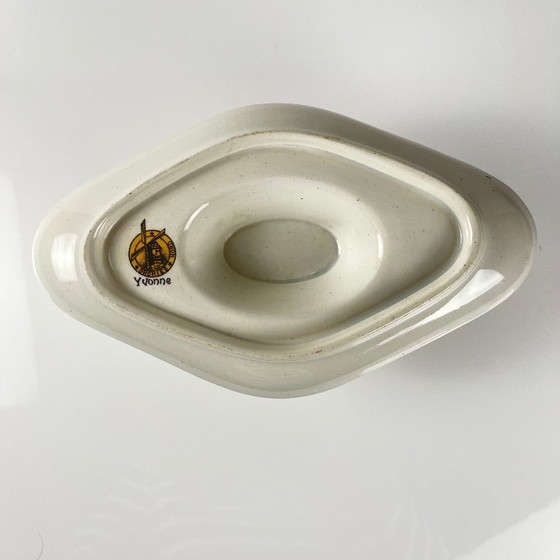 Image 1 of Salsera de ironstone "Yvonne", Orchies, principios del siglo XX