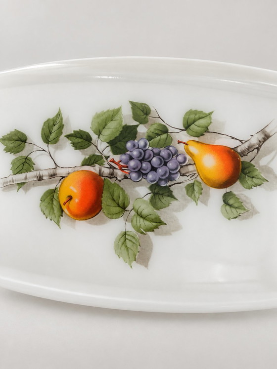 Arcopal set da portata vintage – 17 pezzi – decoro di frutta – arcopol, Stoviglie, Glass (photo 7 of 9)