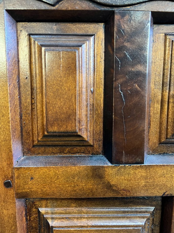 Image 1 of Vintage Spaanse Kast / Wandmeubel, Brutalistisch, 1960's