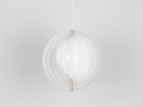 Image 1 of Lampada a sospensione vintage danese Moon di Verner Panton, Louis Poulsen