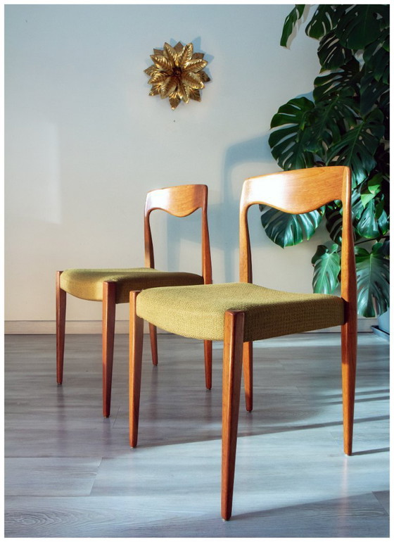 Image 1 of Par de sillas escandinavas de los años 60 al estilo de Niels Otto Moller