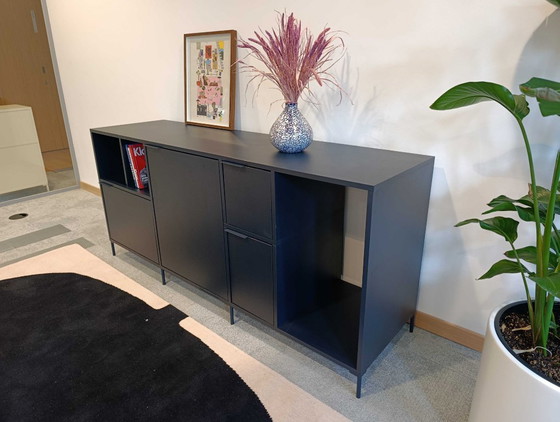 Image 1 of Credenza Tylko blu con ante e cassetti