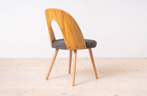 Image 1 of Dining Table with Set of 4 Dining Chairs by Antonin Šuman, Reupholstered, Czechoslovakia, 1960s