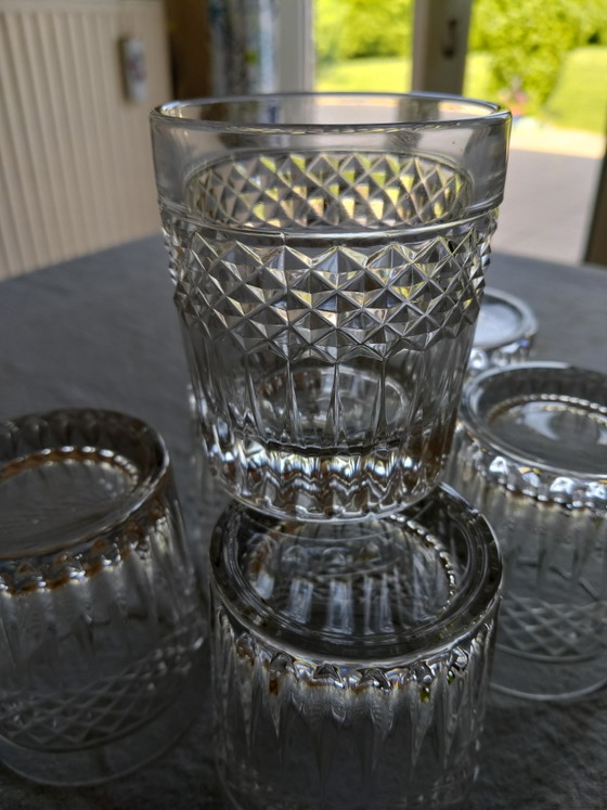 Image 1 of 6 bicchieri da whisky in cristallo