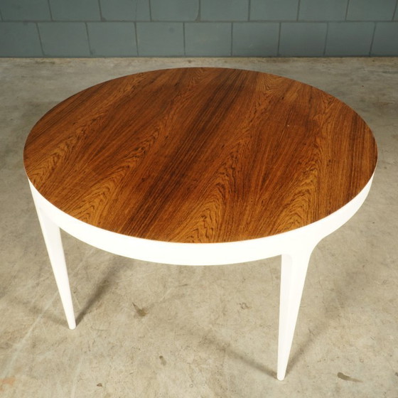 Image 1 of Vintage salontafel – notenhout – jaren 70