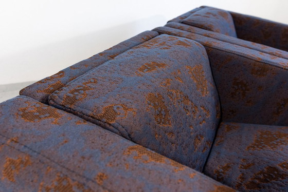 Image 1 of Poltrone geometriche vintage di Zfm, Polonia, anni '70, set da 2