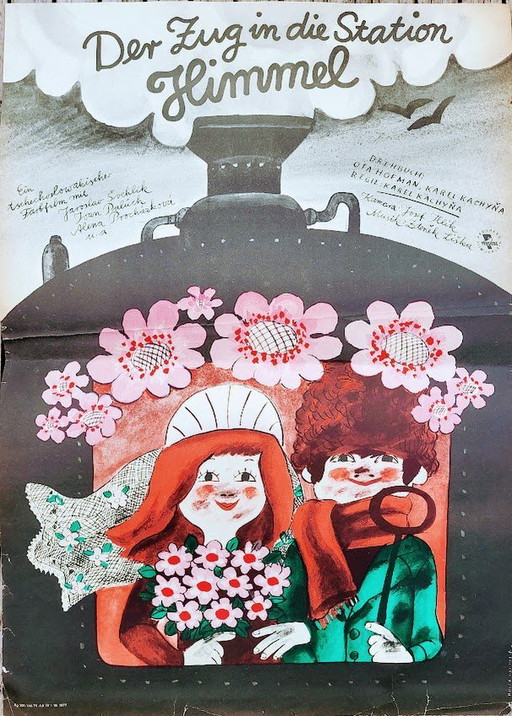 Der Zug zum Bahnhof Himmel Poster Kinderfilm Deutschland