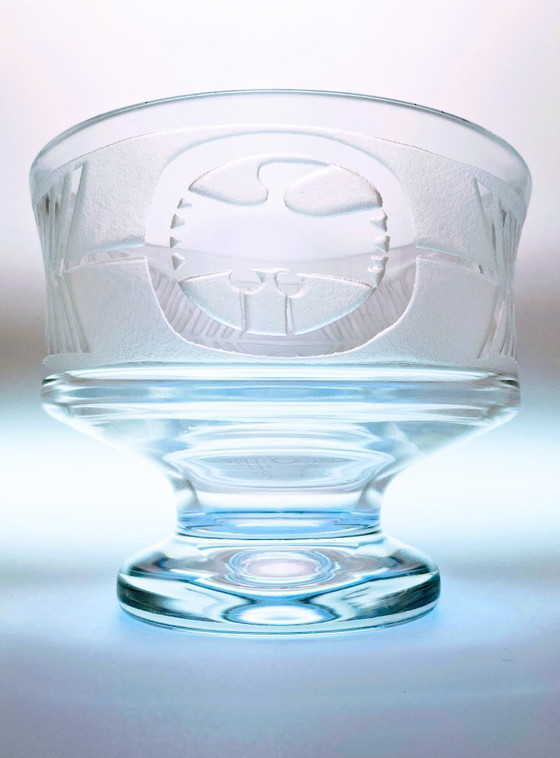 Image 1 of Rare millésime suédois- Bertil Vallien - IKAROS- grand bol des années 1960