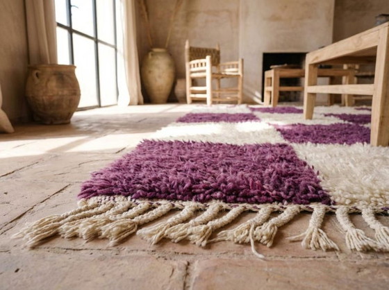 Tapis Berbère En Laine Fait Main 200cmx300cm – Cotton (photo 5 of 6)
