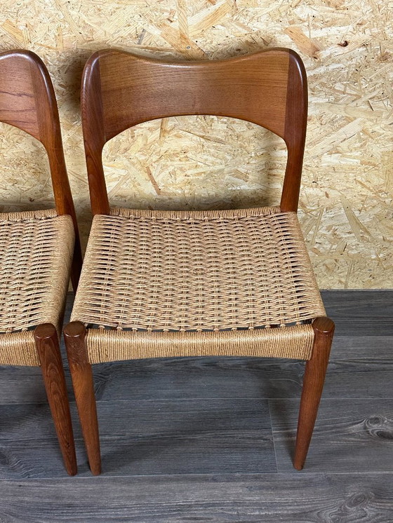 Image 1 of 6x Sedie da pranzo in teak anni '60/'70 di Niels O. Möller per J.L. Møllers anni '60