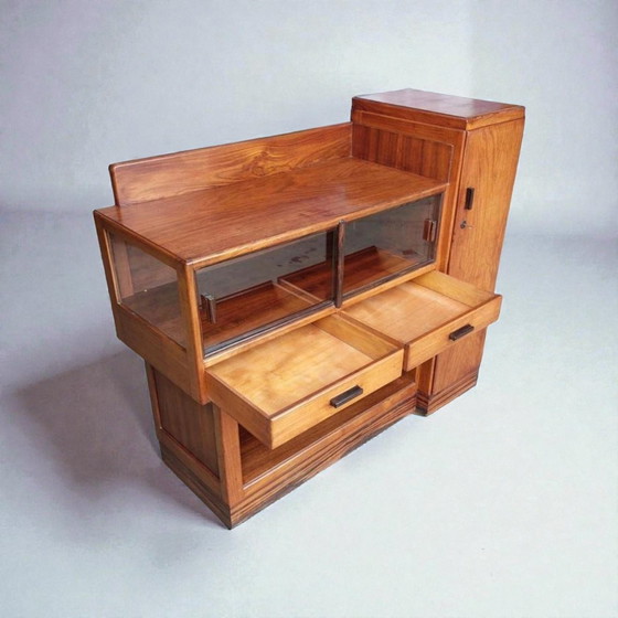 Image 1 of Antique cabinet Amsterdam School dresser Art Deco d