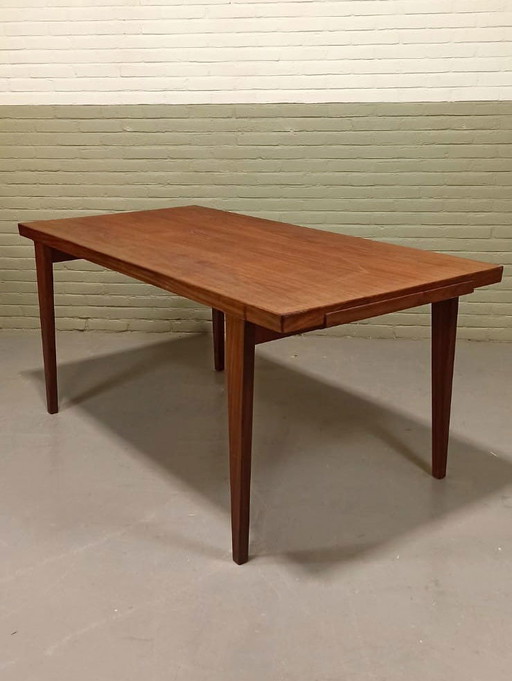 Eettafel uitschuifbare della metà del secolo