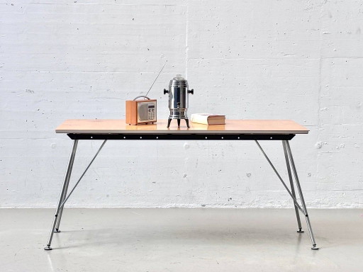 Atelier Alinea tafel met metalen frame – bijzettafels, Wood