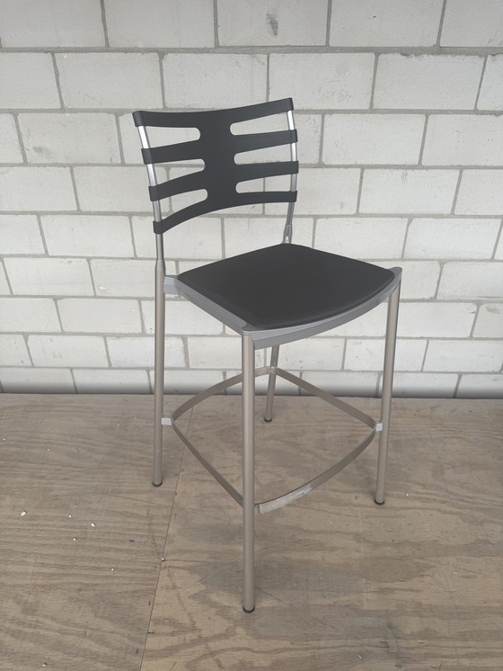 Image 1 of 2x Fritz Hansen Ice Barhocker