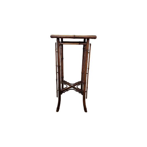 Franse bamboe Art Nouveau plantentafel, eind 19e eeuw – Bijzettafels, Bamboo (photo 2 of 7)