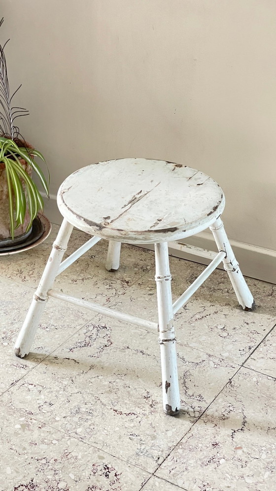 Image 1 of Antiek Bamboe Krukje