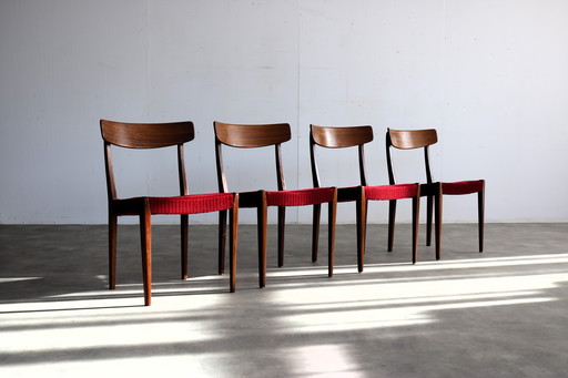 4X Vintage Skaraborgs Dining Chairs