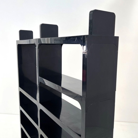Image 1 of Etagère Modulable Noire par Olaf Von Bohr pour Kartell, 1970s