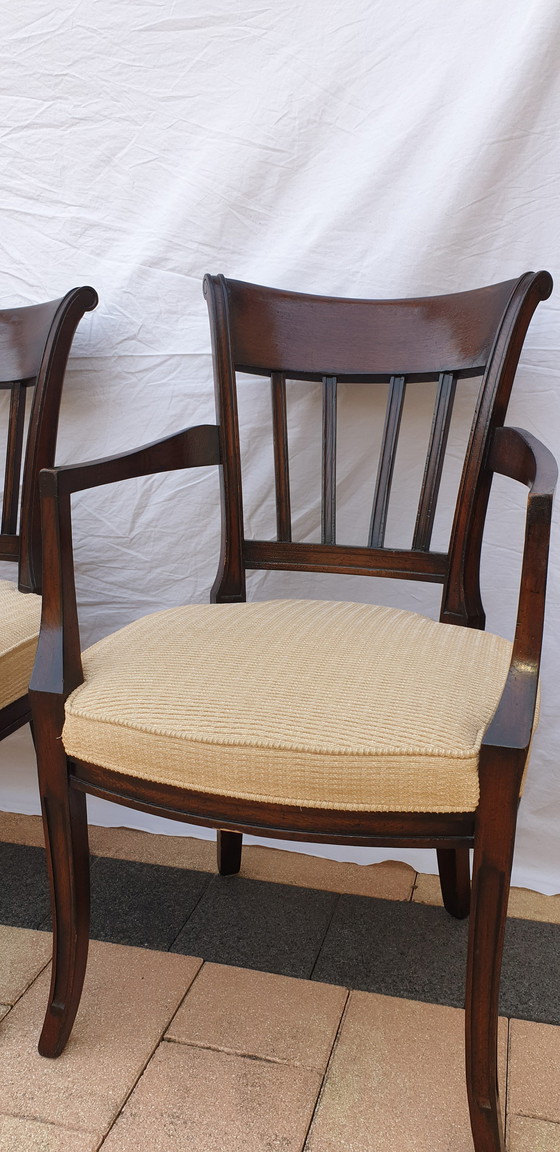 Image 1 of 4 Antique English Dining Chairs