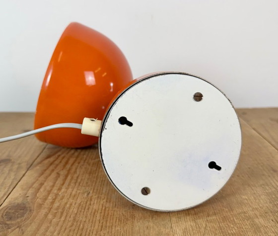 Vintage oranje metalen wandlamp van Lidokov, jaren 70. – Wandlampen, Chrome (photo 17 of 17)