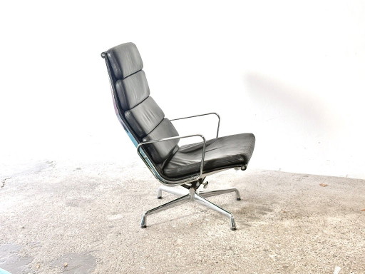 EA 222 Aluminium Group Stuhl von Charles und Ray Eames, 1980er Jahre