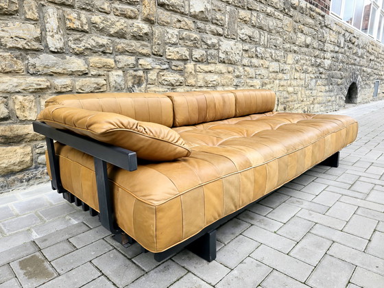 Image 1 of DE SEDE DS 80 DAYBED SOFA EN CUIR 60S 70S VINTAGE LOFT STUDIOSOFA