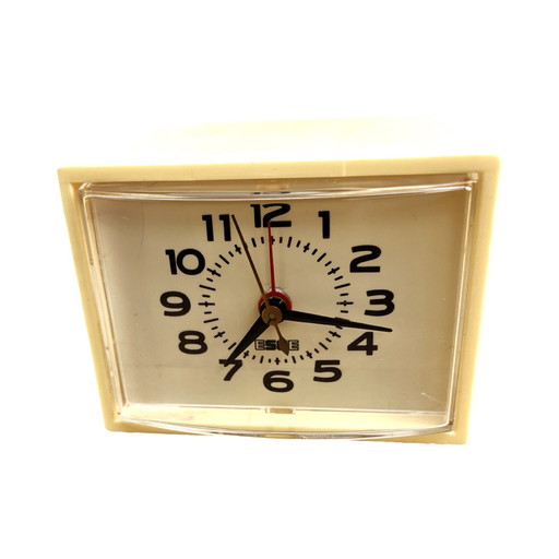 Modernist electric alarm clock ESGE, Germany, 1970s.