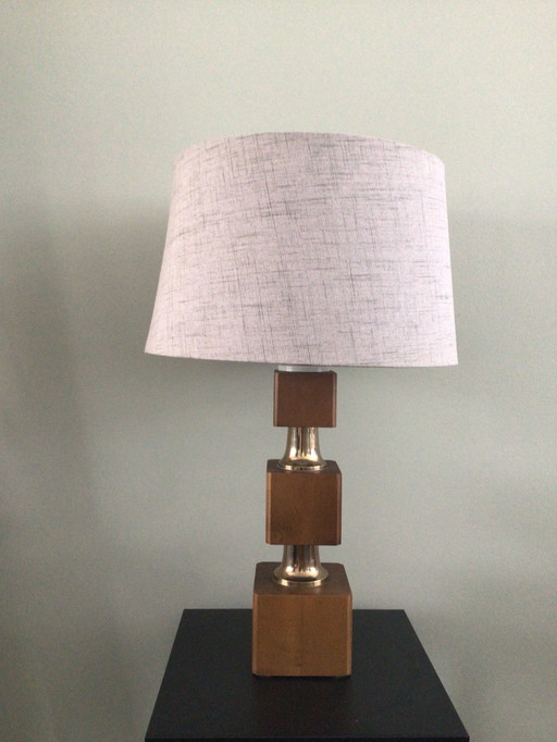 Vintage Tafellamp Denemarken Jaren 60