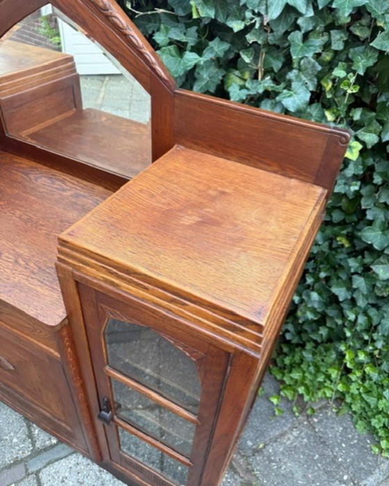 Image 1 of Antique Art Deco Amsterdam school dressior