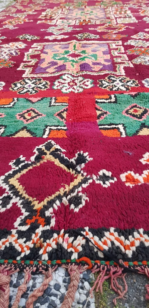 Handgeknoopt Berber kleed wol 359x172cm