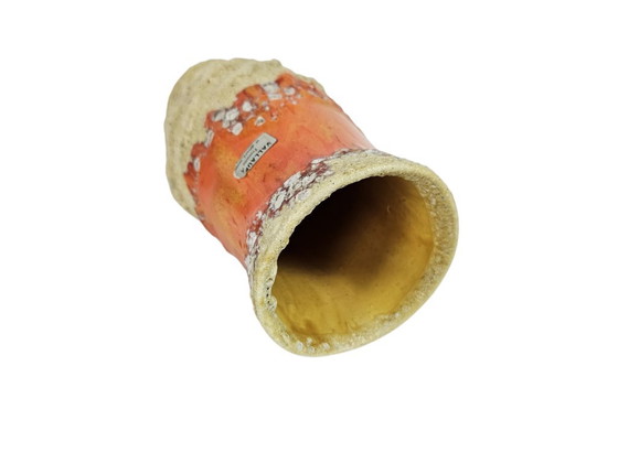Vallauris - 'Ecume De Mer' - Fat Lava - Signed - France - 60s – Vases, Ceramic (photo 6 of 7)