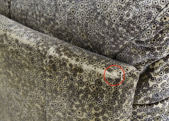 Image 1 of Ligne Roset „Dianthus“ Lounge-Sessel von Michel Ducaroy in „Liberty of London“ floralem Samtstoff – Frankreich, 1978