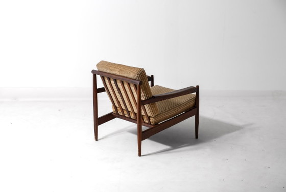 Danish lounge chair in teak and corduroy, 1960s – Armchairs, Textile (photo 8 of 12)