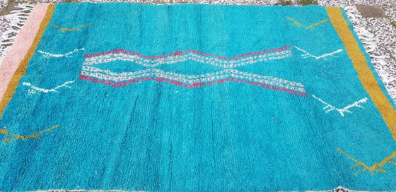 Image 1 of Alfombra bereber anudada a mano de lana, 255 x 168 cm