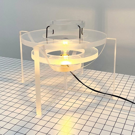 Image 1 of Sculptural Table Lamp in Acrylic, 1970s