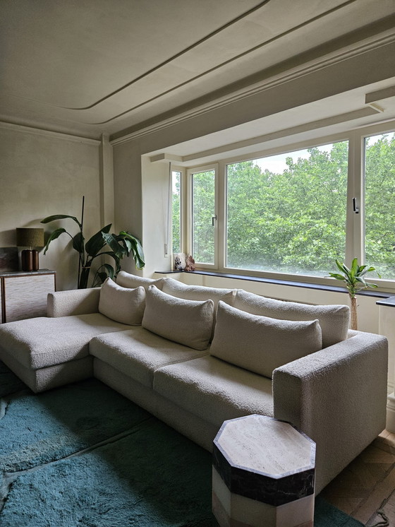 Image 1 of Sofa L-shape bouclé