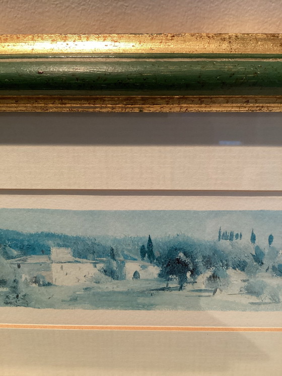 Massimo Pantani - Limited & Signed Serigraph “Toscana” – Art, Glass, Paper (photo 3 of 8)