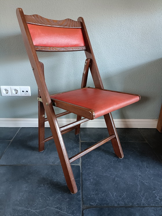 Image 1 of Vintage Folding Chairs 1950s