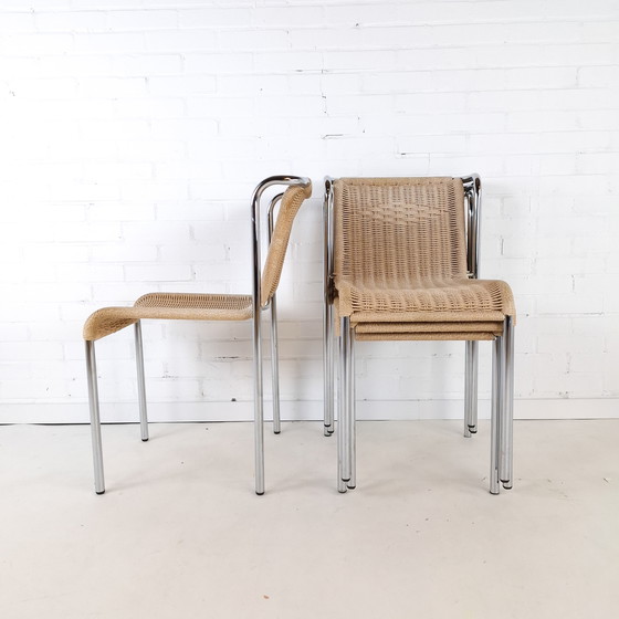 Image 1 of 4x vintage stoel Gabriele Mucchi S5 