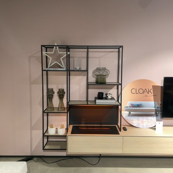 Image 1 of BKS Furniture Ettic wall cabinet with fireplace