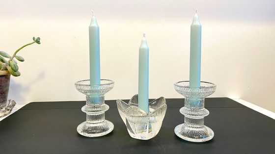 Image 1 of Candelieri in cristallo in stile vintage nello stile di LITTLA