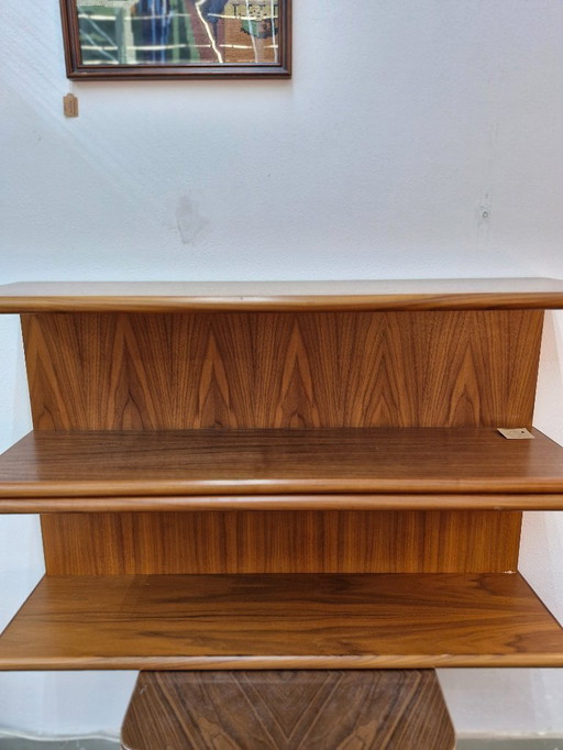 Vintage Danish design bookshelves teak
