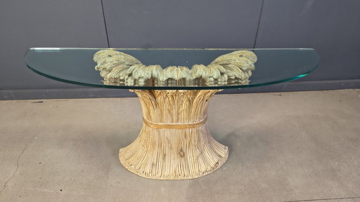 Consola con forma de gavilla de trigo, de Franco Chelini, década de 1970.