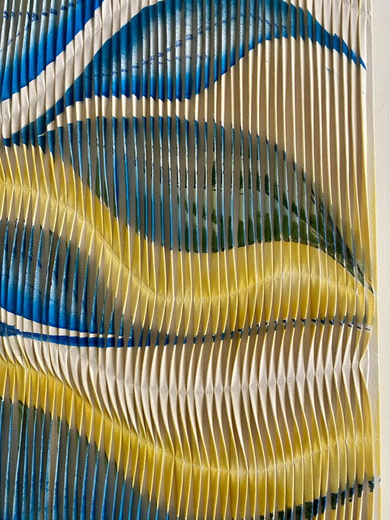 Image 1 of Tableau sculpture art textiles Ref : feuille