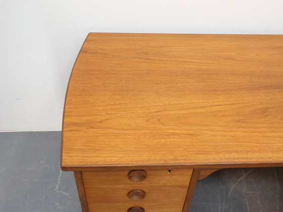 Image 1 of Deens bureau Dubbelzijdig Teak 