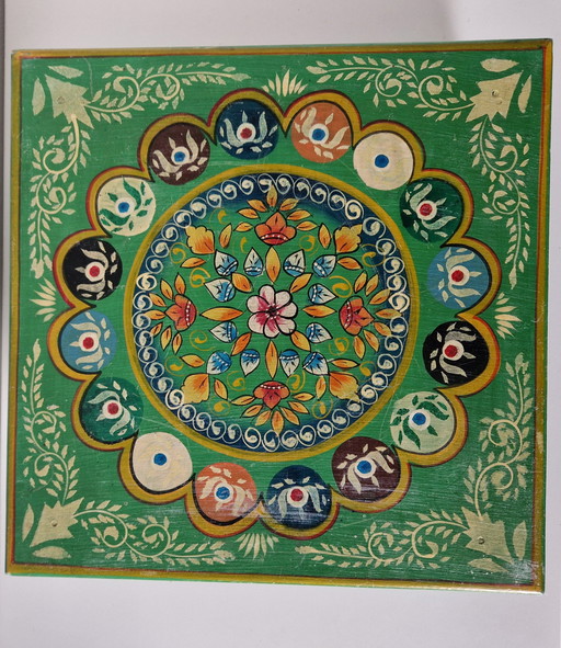 Vintage plant table Indian side table 90s