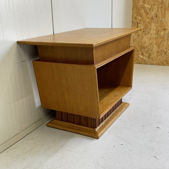 Image 1 of Midcentury vintage audio cabinet dressing table sewing cabinet Art Deco
