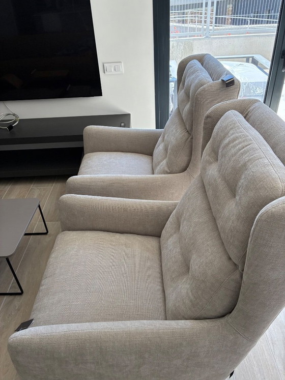 Image 1 of 2 Natuzzi Aftereight butacas respaldo alto